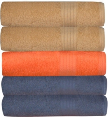 

Shopping Store Cotton 450 GSM Bath Towel(Pack of 5, Multicolor)