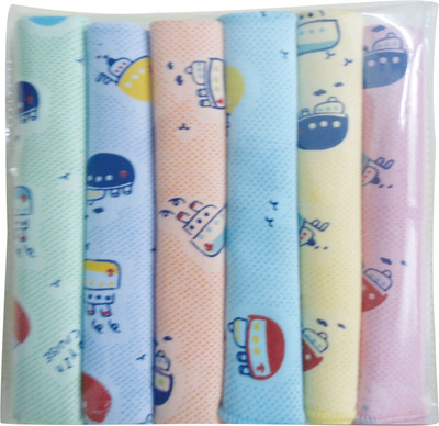 

Baby Inn Cotton 250 GSM Face Towel Set(Pack of 6, Multicolor)