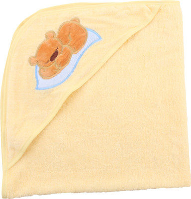 Belle Maison Embroidered  Top Sheet(Cotton, Yellow