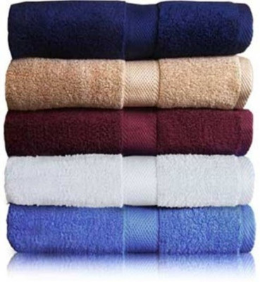 

Shopping Store Cotton 450 GSM Bath Towel(Pack of 5, Multicolor)