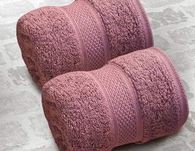 

Bombay Dyeing Cotton 300 GSM Bath Towel Set(Pack of 2, Pink)