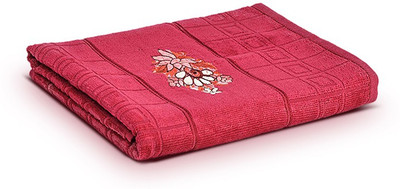 

First Row Cotton 2000 GSM Bath Towel(Red)