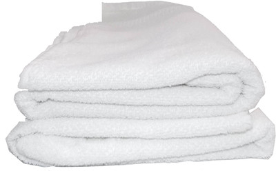 

Alagh Fashions Cotton 150 GSM Bath Towel(Pack of 2, White)
