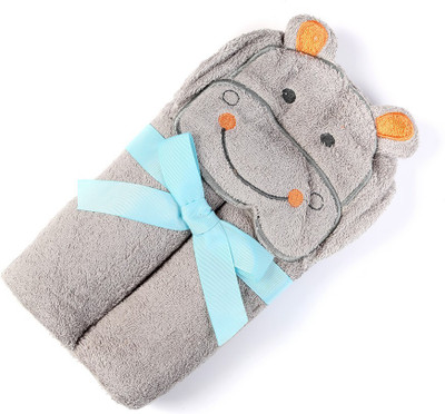 

Babyoodles Cotton 350 GSM Bath Towel(Grey)
