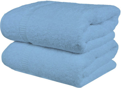 

Kurtzy Cotton 550 GSM Bath Towel(Pack of 2, Blue)