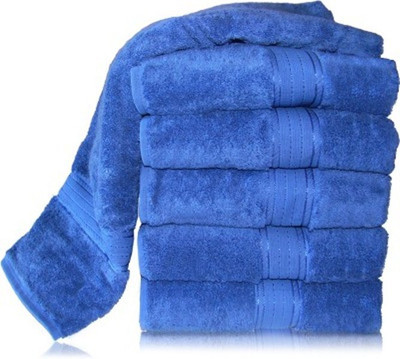 

Richiworld Cotton 600 GSM Bath Towel(Pack of 6, Dark Blue), Multicolor