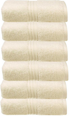 

Juvenile Cotton 2400 GSM Bath Towel Set(Pack of 6, White)