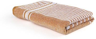 

First Row Cotton 300 GSM Bath Towel(Brown)