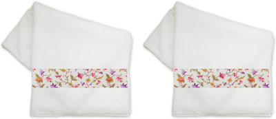 75% OFF on meSleep Cotton Hand Towel(Pack of 2, White)