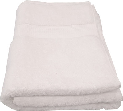 Welhouse India Cotton 250 GSM Bath Towel(White)