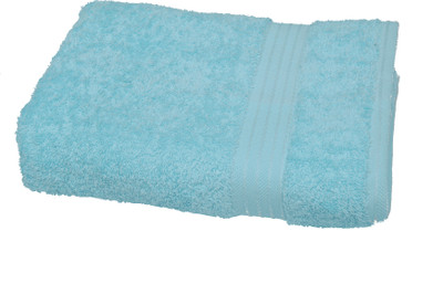 

Avira Home Cotton 650 GSM Bath Towel(Blue), Aqua blue