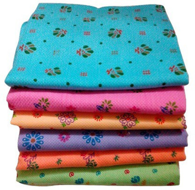 

Cotton Colors Cotton 2400 GSM Bath Towel Set(Pack of 6, Multicolor)