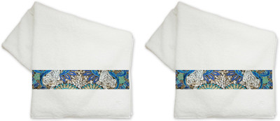 75% OFF on meSleep Cotton Hand Towel(Pack of 2, White)