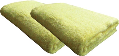 

YNA Cotton 300 GSM Bath Towel(Pack of 2, Yellow)