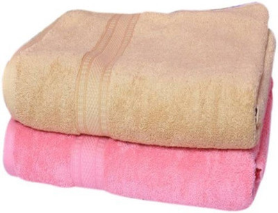 44% OFF on Shopping Store Cotton GSM Bath Towel Set(Pack of 2, Beige, Pink) 44% OFF on Shopping Store Cotton GSM Bath Towel Set(Pack of 2, Beige, Pink)
