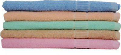 

Shopping Store Cotton 450 GSM Bath Towel(Pack of 5, Multicolor)