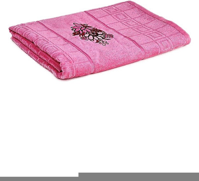 

First Row Cotton 2000 GSM Bath Towel(Pink)