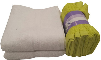 

Welhouse India Cotton 2600 GSM Hand, Face Towel Set(Pack of 4, Multicolor)