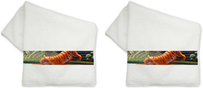 75% OFF on meSleep Cotton Hand Towel(Pack of 2, White)