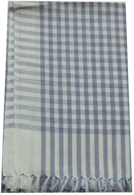 

Tidy Cotton Bath Towel(Light Blue, White)
