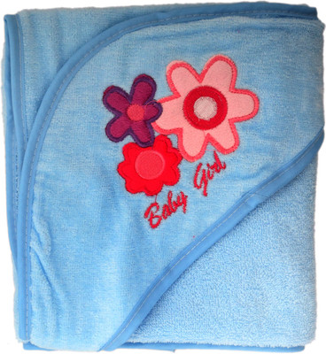 

Belle Maison Embroidered  Top Sheet(Cotton, Blue