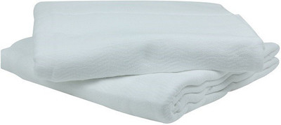 

Adithya Cotton 140 GSM Bath Towel(Pack of 2, White)