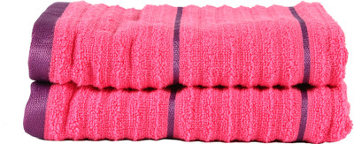 22% OFF on Casa Copenhagen Hand Towel(Pack of 2, Pink)