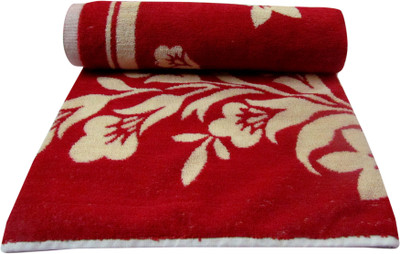 

Bombay Dyeing Cotton 500 GSM Bath Towel(Red)