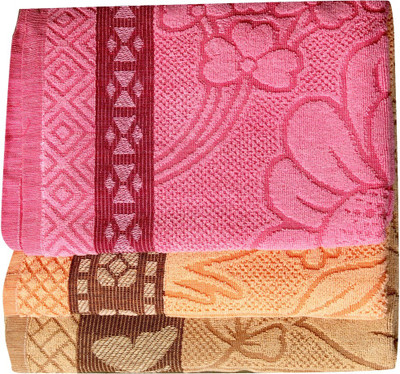 

Kundan Cotton 430 GSM Bath Towel(Pack of 3, Multicolor)
