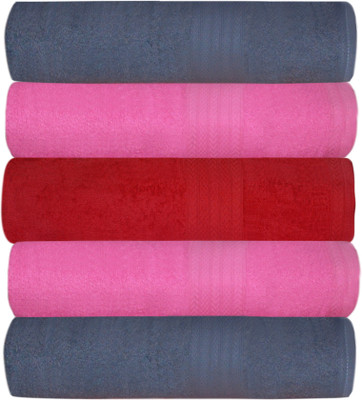 40% OFF on Creative Terry Cotton Bath Towel(Pack of 5, Multicolor) 40% OFF on Creative Terry Cotton Bath Towel(Pack of 5, Multicolor)