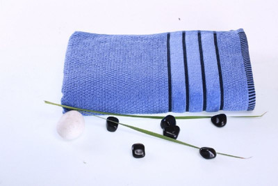 

Shoppingtara Cotton GSM Bath Towel(Blue)