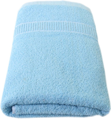 16% OFF on Gangotri Overseas Cotton Bath Towel(Blue)