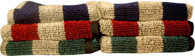 

Fzyme Cotton 240 GSM Face Towel Set(Pack of 6, Multicolor)