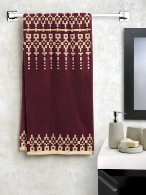 

Trident Cotton 525 GSM Bath Towel(Maroon)