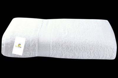 

HomeStrap Cotton 450 GSM Bath Towel(White)