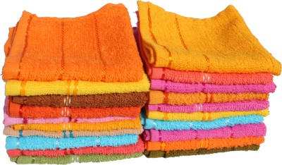 MANDHANIA Cotton 400 GSM Face Towel Set(Pack of 20)