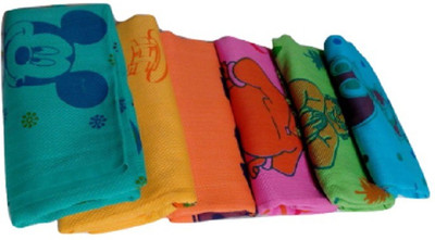 

Cotton Colors Cotton 2400 GSM Bath Towel Set(Pack of 6, Multicolor)