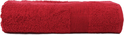 

Casa Copenhagen Cotton 450 GSM Bath Towel(Multicolor), Red