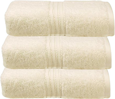 

Juvenile Cotton 2400 GSM Bath Towel Set(Pack of 3, White)