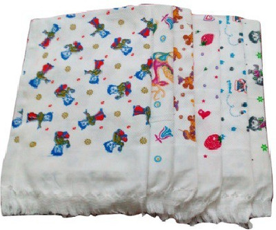 

Cotton Colors Cotton 2400 GSM Bath Towel Set(Pack of 6, White), Multicolor