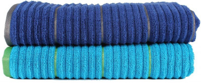 

Casa Copenhagen GSM Bath Towel Set(Pack of 2, Blue)