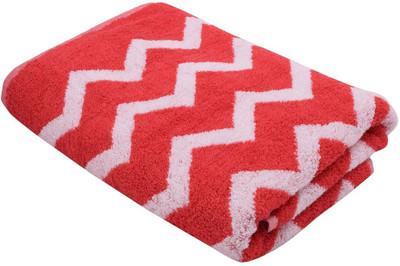 

Softweave Cotton 500 GSM Bath Towel(Red)