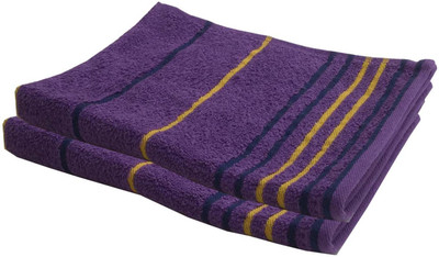 

Lushomes Cotton Terry 425 GSM Hand Towel Set(Pack of 2, Purple)