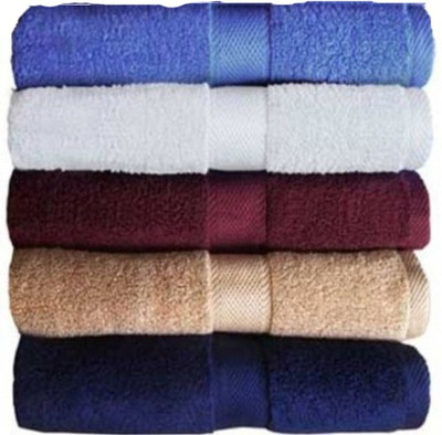 

Shopping Store Cotton 450 GSM Bath Towel Set(Pack of 5, Multicolor), Mulitecolor