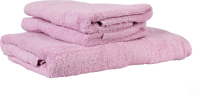 

Trident Cotton GSM Bath Towel Set(Pack of 4, Purple)