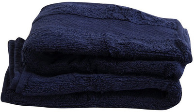 

Tangerine Cotton 450 GSM Hand Towel(Pack of 2, Blue)