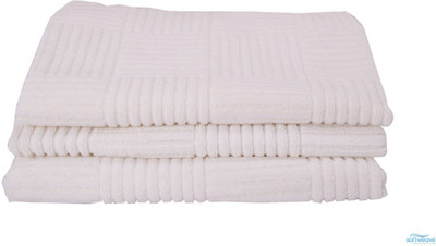 

Softweave Cotton 450 GSM Hand Towel Set(Pack of 3, White)