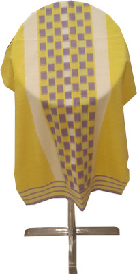 

Welhouse India Cotton 350 GSM Beach Towel(Pack of 4, Yellow)