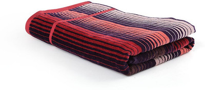 

First Row Cotton 300 GSM Bath Towel(Red)