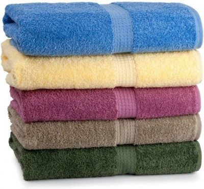 

Richiworld Cotton 500 GSM Bath Towel(Pack of 5, Multicolor)